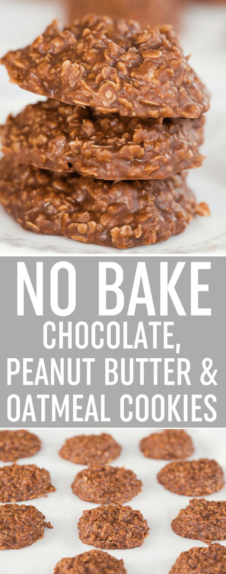 Oatmeal Peanut Butter No Bake Cookies
 No Bake Cookies Recipe