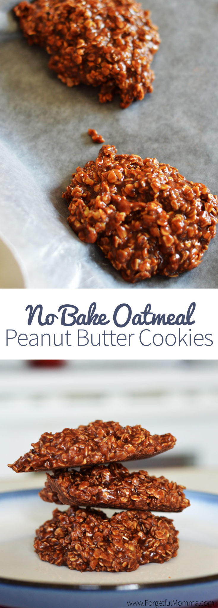 Oatmeal Peanut Butter No Bake Cookies
 No Bake Oatmeal Peanut Butter Cookies For ful Momma