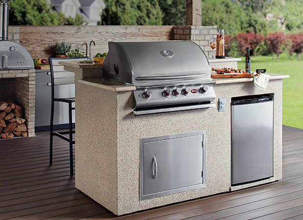 Outdoor Kitchen Grill Island
 Outdoor Kitchens The Home Depot