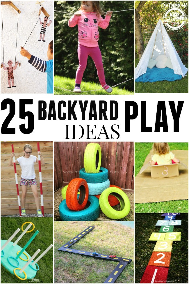 Outdoor Stuff For Kids
 25 Ideas To Make Outdoor Play Fun