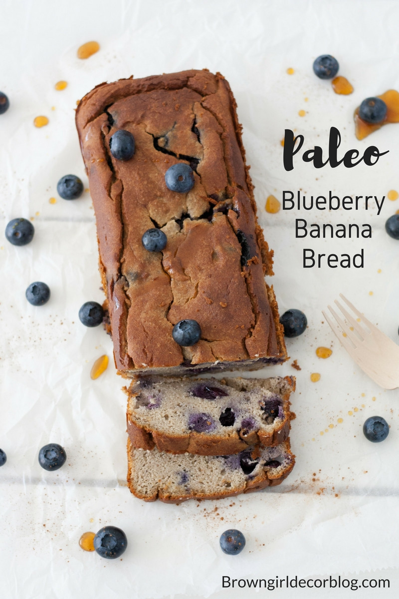 Paleo Banana Blueberry Bread
 Paleo Blueberry Banana Bread [Grain Free Dairy Free