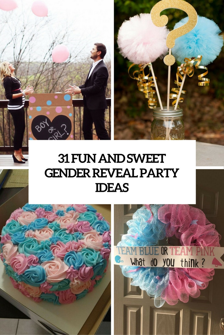 Party Gender Reveal Ideas
 31 Fun And Sweet Gender Reveal Party Ideas Shelterness