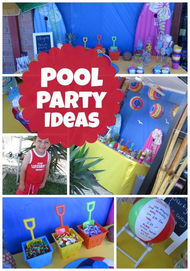 Party Theme Ideas For Summer
 Celebrate a Summer Birthday with a Pool Party