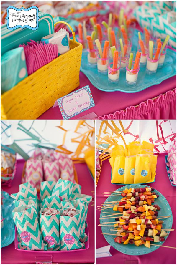 Party Theme Ideas For Summer
 Kara s Party Ideas Chevron Print Summer 1st Birthday Party