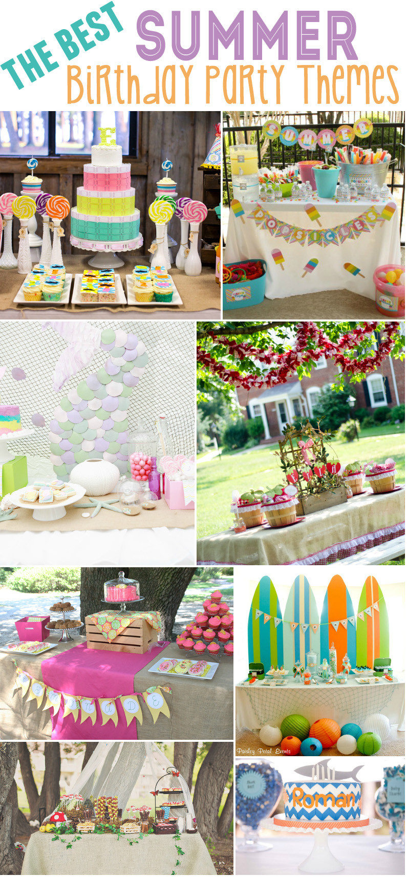 Party Theme Ideas For Summer
 15 Best Summer Birthday Party Themes Design Dazzle