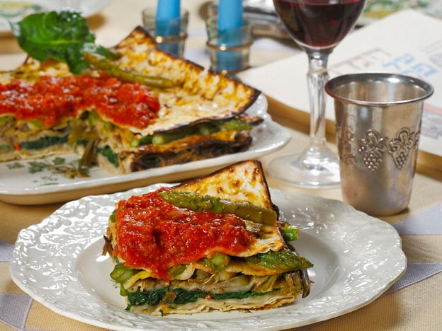 Passover Recipes Vegetarian
 Ve able Matzo Pie Italian Passover Recipe