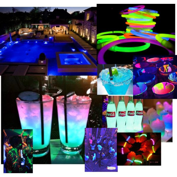 Pool Party Ideas For Teenagers
 Glow in the dark pool party