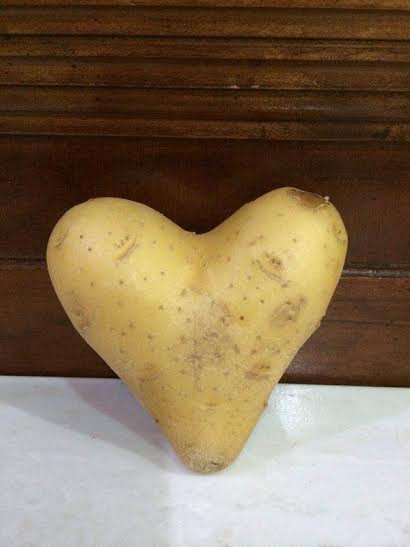 Potato For A Heart
 Heart shaped potato unearthed at Saudi prince s farm