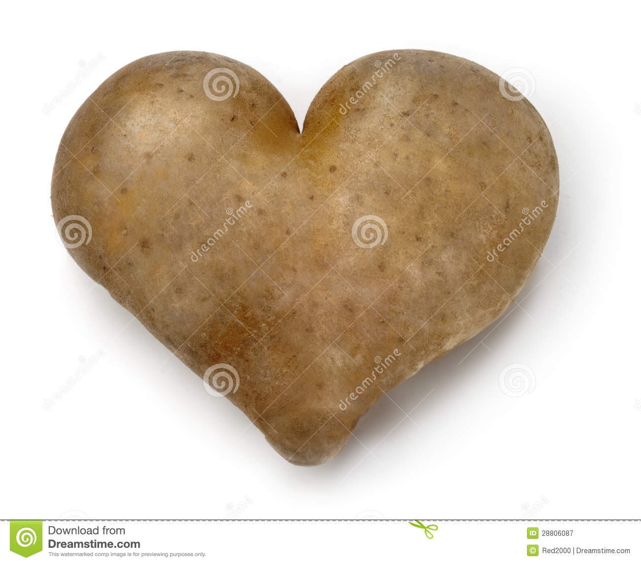 Potato For A Heart
 Heart Potato Royalty Free Stock graphy Image