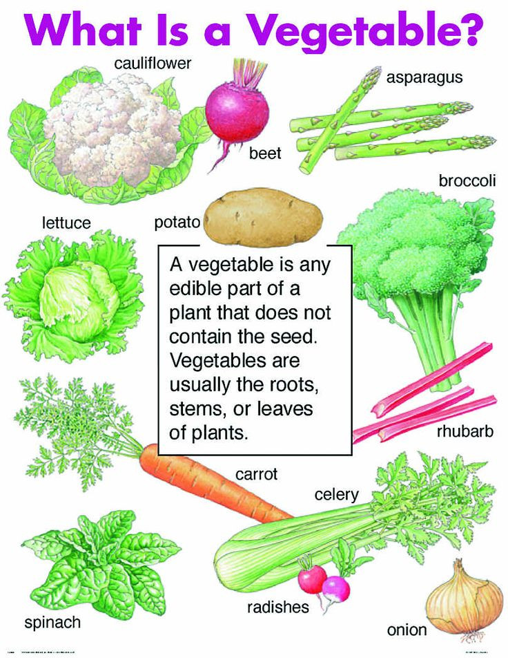 Potato Is A Vegetable
 calorie chart for children