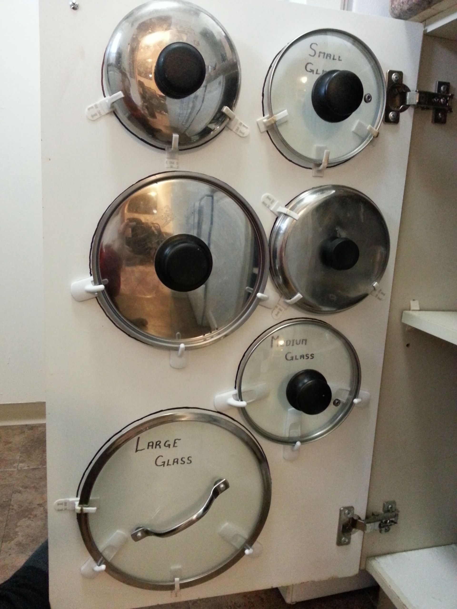 Pots And Pans Organizer DIY
 Easy DIY kitchen lid storage and a blog worth following