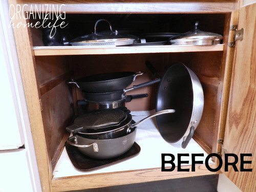 Pots And Pans Organizer DIY
 DIY Knock f Organization for Pots & Pans How to