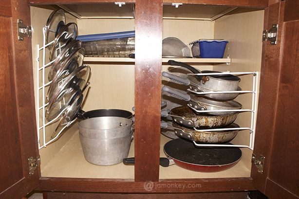 Pots And Pans Organizer DIY
 Organizing Your Pots and Pans For the Home