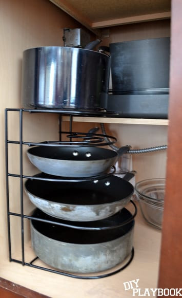 Pots And Pans Organizer DIY
 Products to Organize Pots and Pans