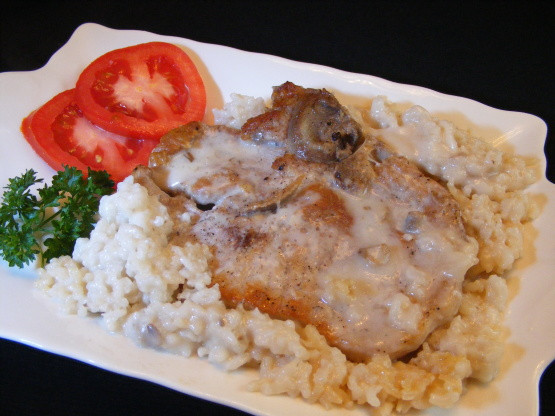 Pressure Cooker Pork Chops Cream Of Mushroom Rice
 Baked Pork Chops With Rice Recipe Quick and easy Genius