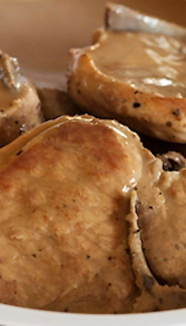 Pressure Cooker Pork Chops Cream Of Mushroom Rice
 Easy Pork Chops in Mushroom Gravy Recipe