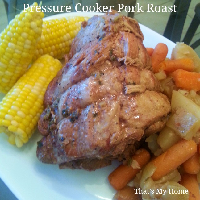 Pressure Cooking Pork Loin Roast
 Pressure Cooker Pork Roast Recipes Food and Cooking