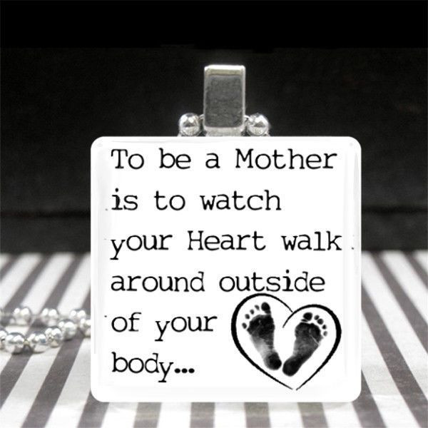 Quote For New Mothers
 Mothers Day Jewelry Motherhood Quote Necklace New Mom Gift