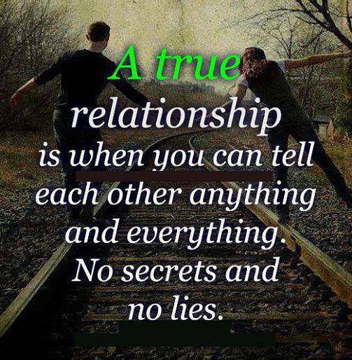 Quotes About Lies In A Relationship
 "QUOTES BOUQUET A True Relationship Is When You Have No