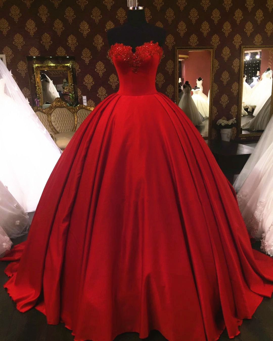 Red Ball Gown Wedding Dresses
 Pin by Nancy on Fashion Dresses