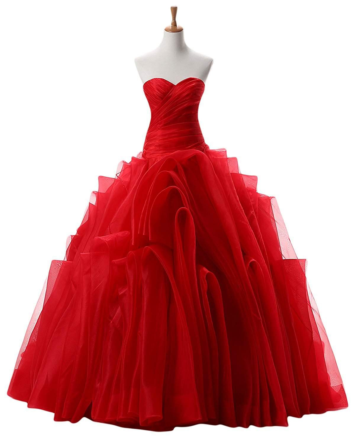 Red Ball Gown Wedding Dresses
 25 Red Wedding Dresses You’ll Absolutely Love 2018