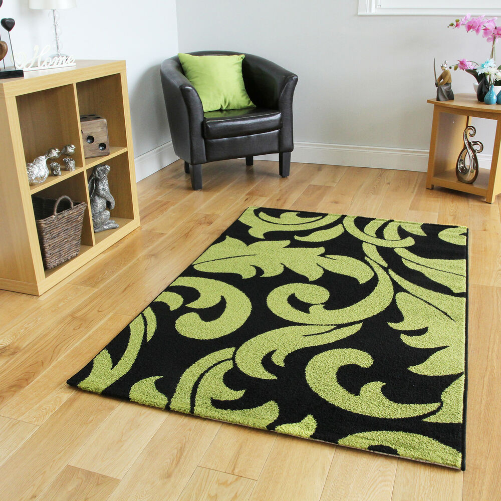 Rugs For Living Room Cheap
 Green Small Rugs Floral Modern Rugs Easy Clean Soft