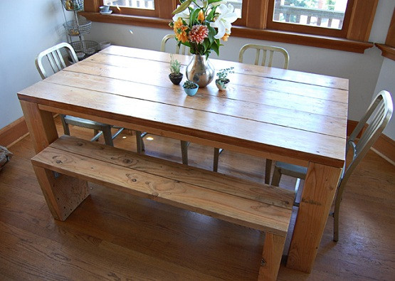 Rustic Kitchen Tables With Bench
 Dining Table Rustic Dining Tables And Chairs
