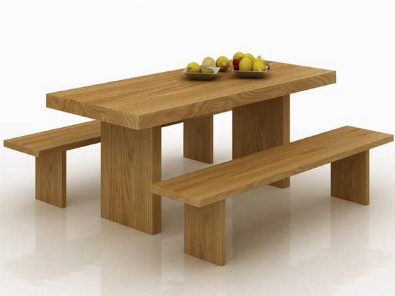 Rustic Kitchen Tables With Bench
 Dining benches cheap kitchen tables with benches ensablee