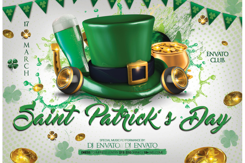 Saint Patrick's Day Activities
 St Patrick s Day Flyer And Poster By artolus