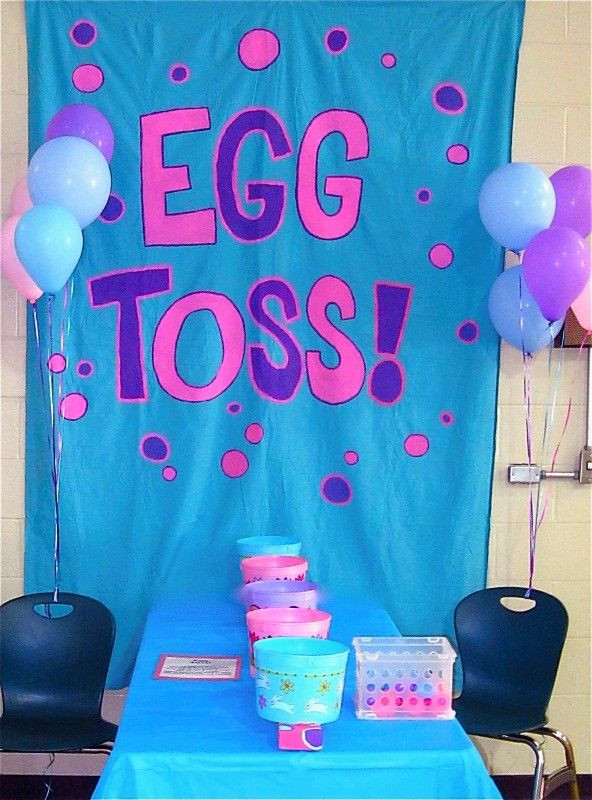 School Easter Party Ideas
 Egg Toss Carnival in 2019
