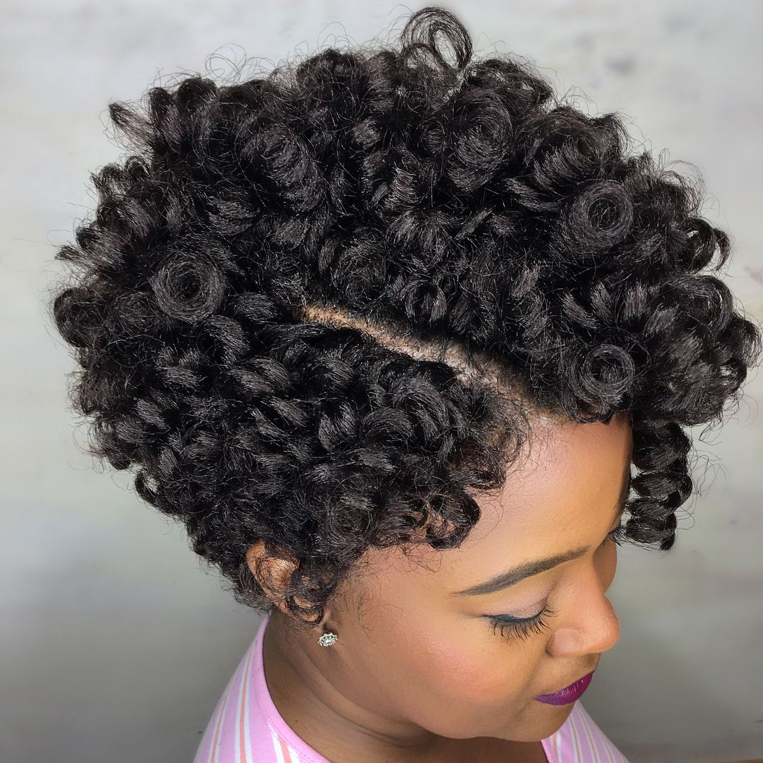 Short Curly Crochet Hairstyles
 Pin on hair & beauty