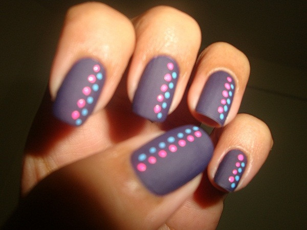 Simple Nail Styles
 60 Simple Matte Nail art Designs for Beginners