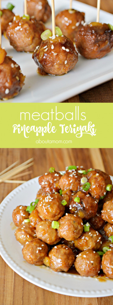 Slow Cooker Meatball Appetizer
 Slow Cooker Pineapple Teriyaki Meatballs About A Mom