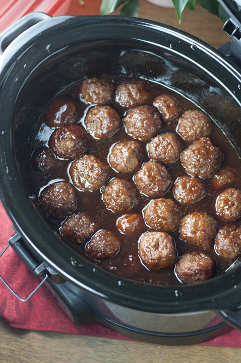 Slow Cooker Meatball Appetizer
 Slow Cooker Grape Jelly BBQ Cocktail Meatballs