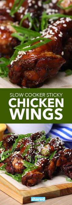 Slow Cooker Sticky Chicken Wings
 Sweet And Spicy Slow Cooker Chicken Wings