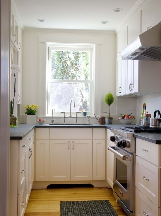 Small Galley Kitchen Design
 refresheddesigns making a small galley kitchen work