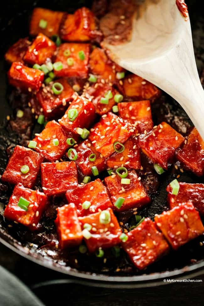 Spicy Tofu Recipes
 Korean Tofu with Spicy Korean Ketchup My Korean Kitchen
