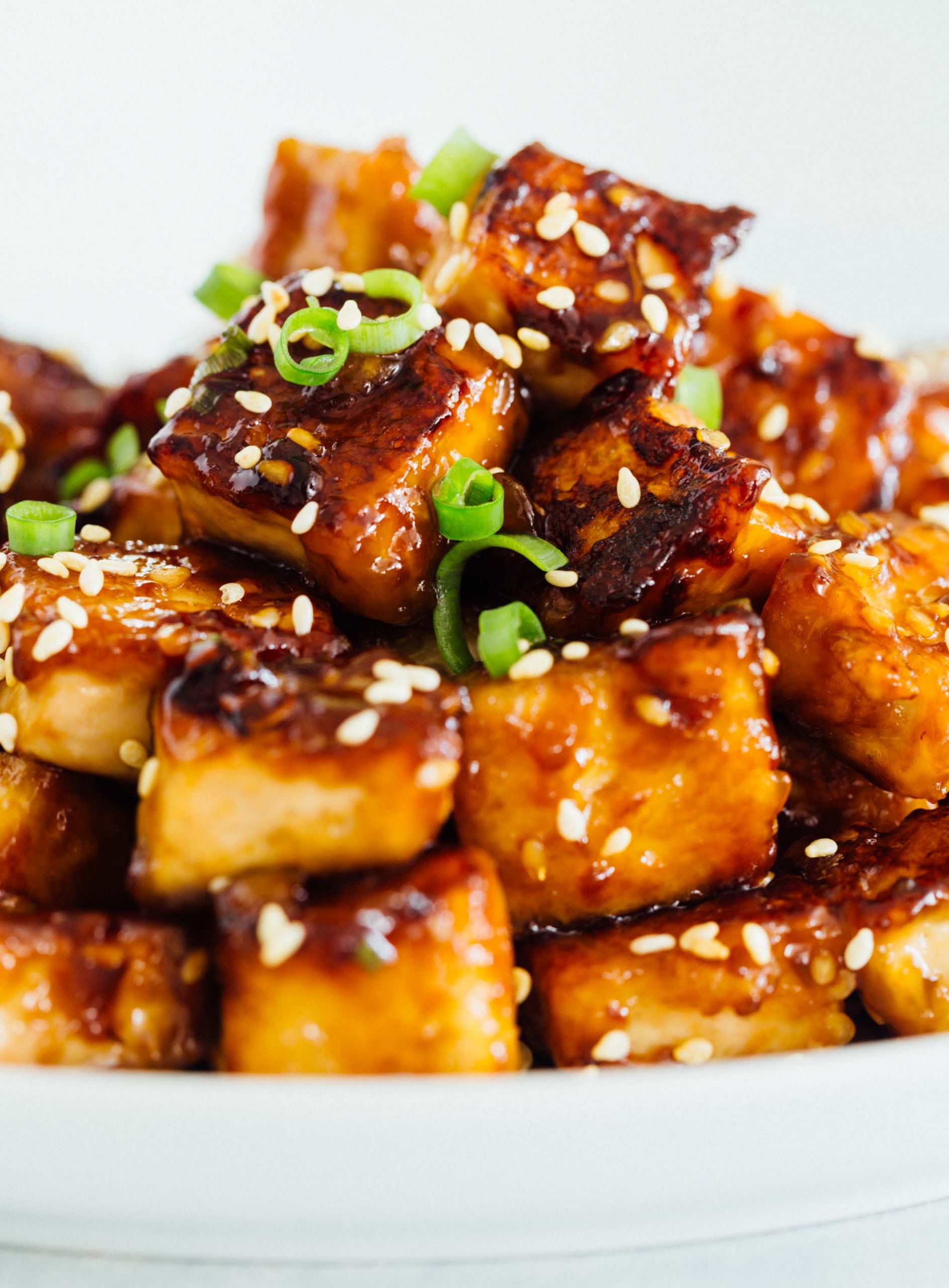 Spicy Tofu Recipes
 Pan Fried Sesame Garlic Tofu Tips for Extra Crispy Pan
