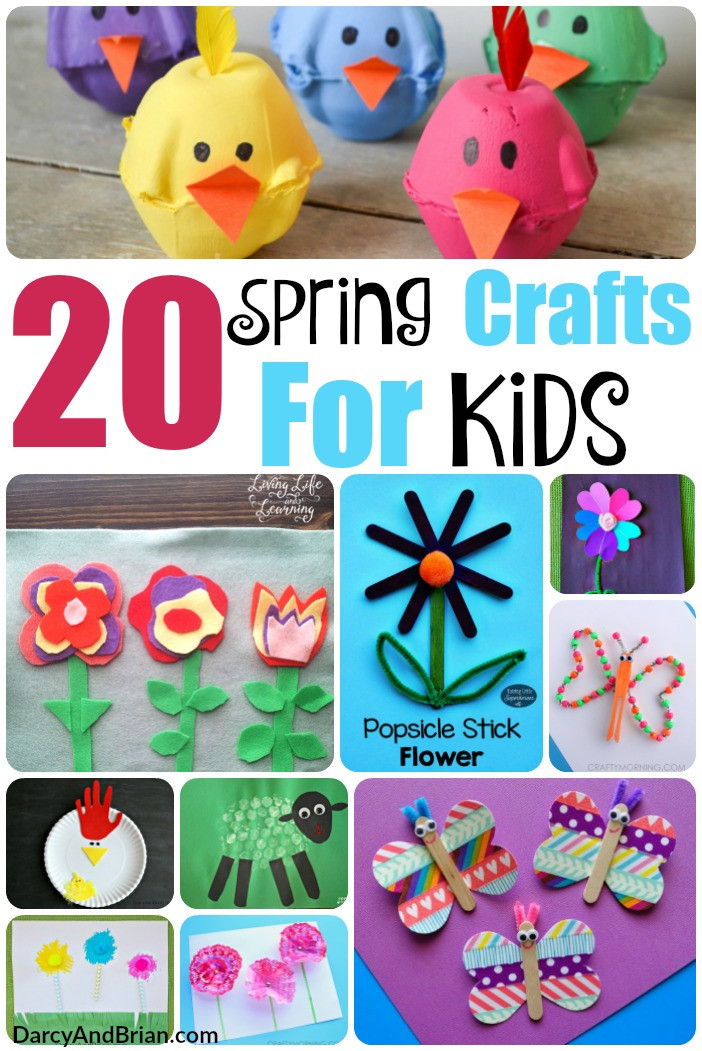 Spring Ideas For Kids
 20 Spring Crafts For Kids
