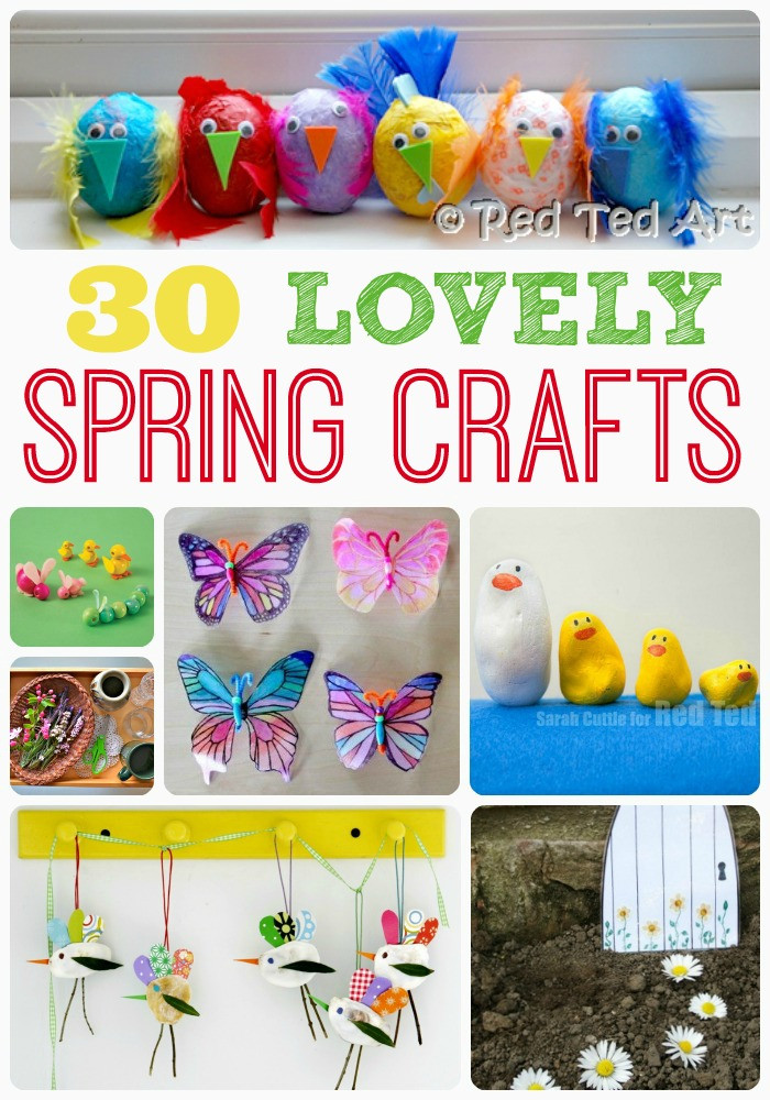 Spring Ideas For Kids
 Spring Craft Ideas Red Ted Art s Blog