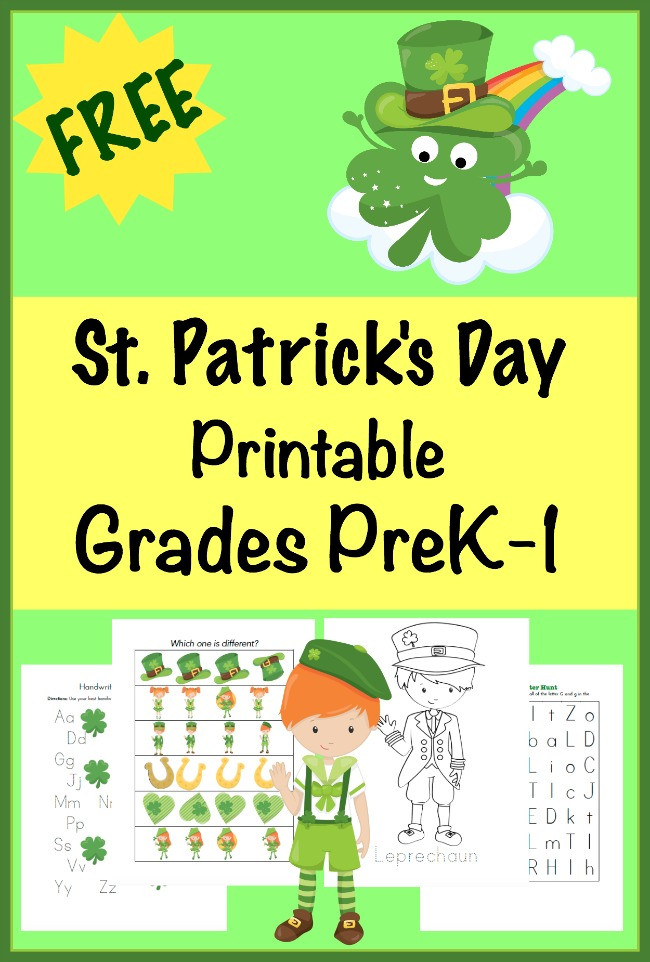 St Patrick's Day Activities For Kids
 St Patrick s Day Printable and Activities for Kids