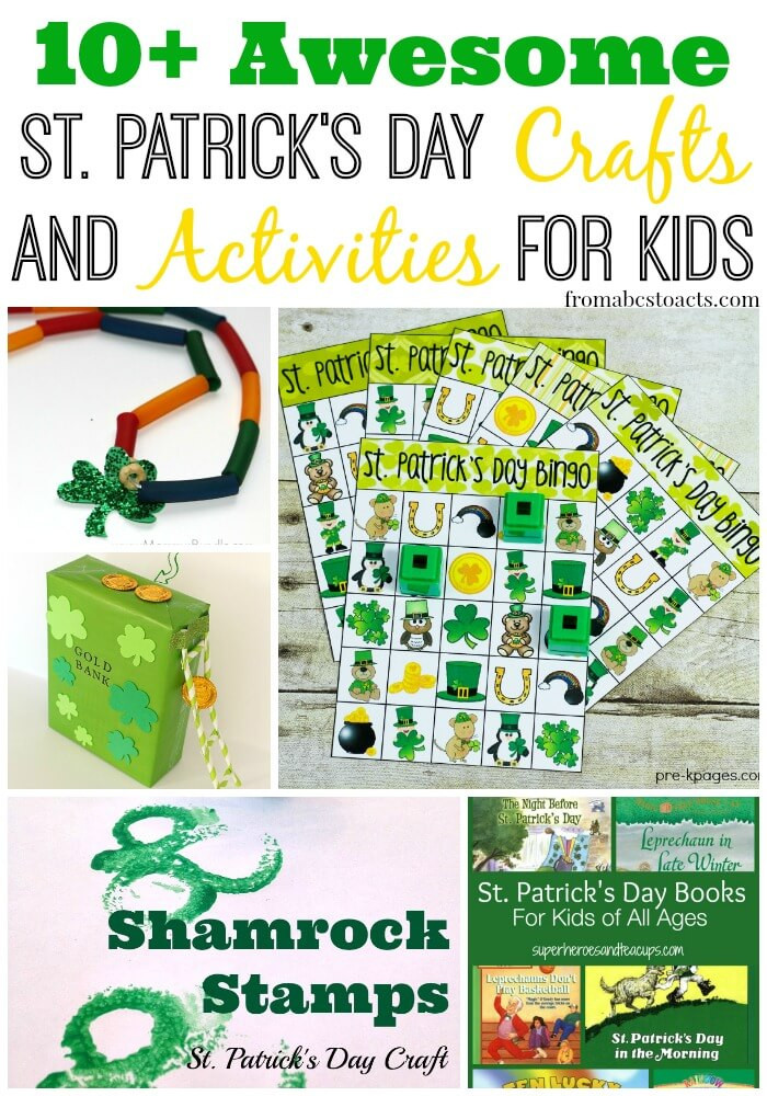 St Patrick's Day Activities For Kids
 10 St Patrick s Day Crafts and Activities for Kids