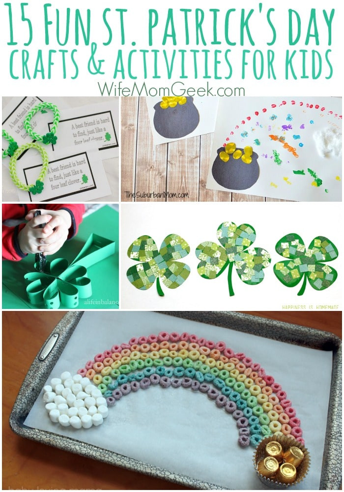 St Patrick's Day Activities For Kids
 15 Easy St Patrick s Day Crafts and Activities for Kids