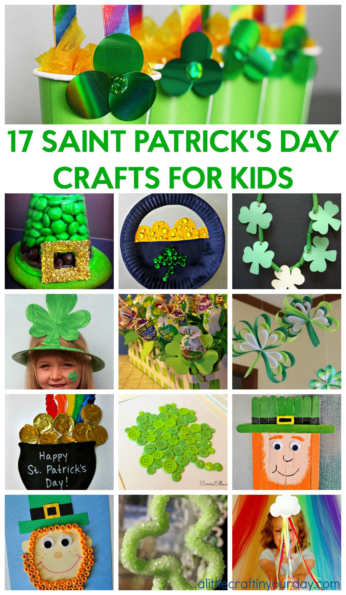 St Patrick's Day Activities For Kids
 17 Saint Patrick s Day Crafts for Kids A Little Craft In