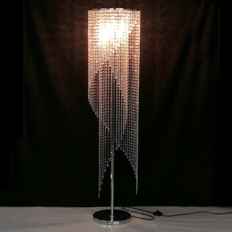 Stand Lamps For Living Room
 led Fashion modern crystal Floor lamp living room lights