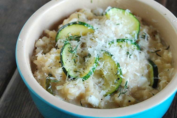 Summer Squash Risotto
 goat cheese & summer squash risotto Recipe on Food52