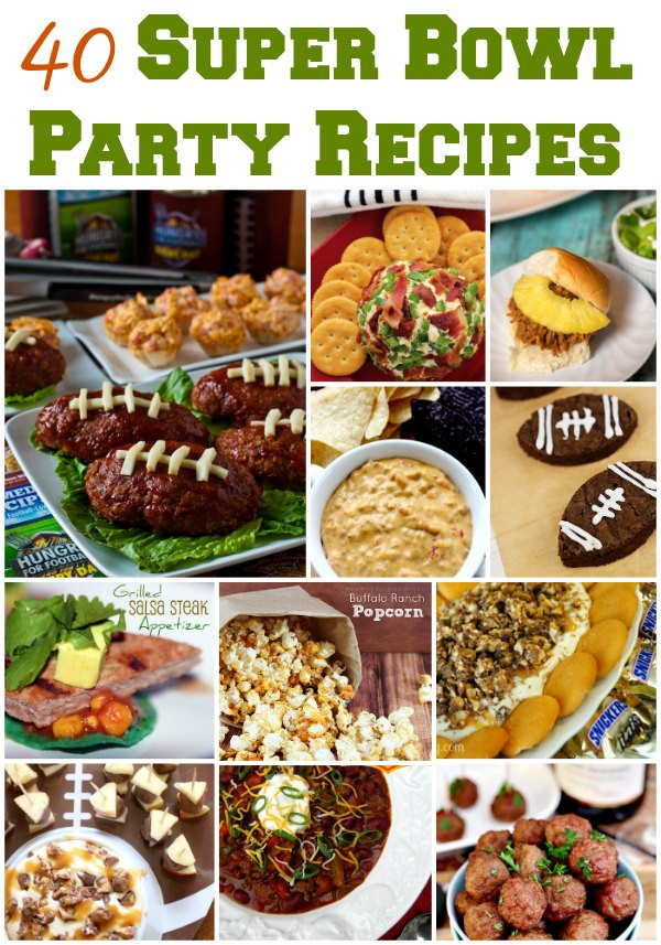 Super Bowl Party Menu Ideas Recipes
 40 Super Bowl Party Recipes for the Big Game