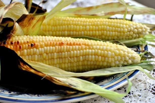 Sweet Corn On The Grill
 Grilled Fresh Sweet Corn The Cob In Husks Recipe Food