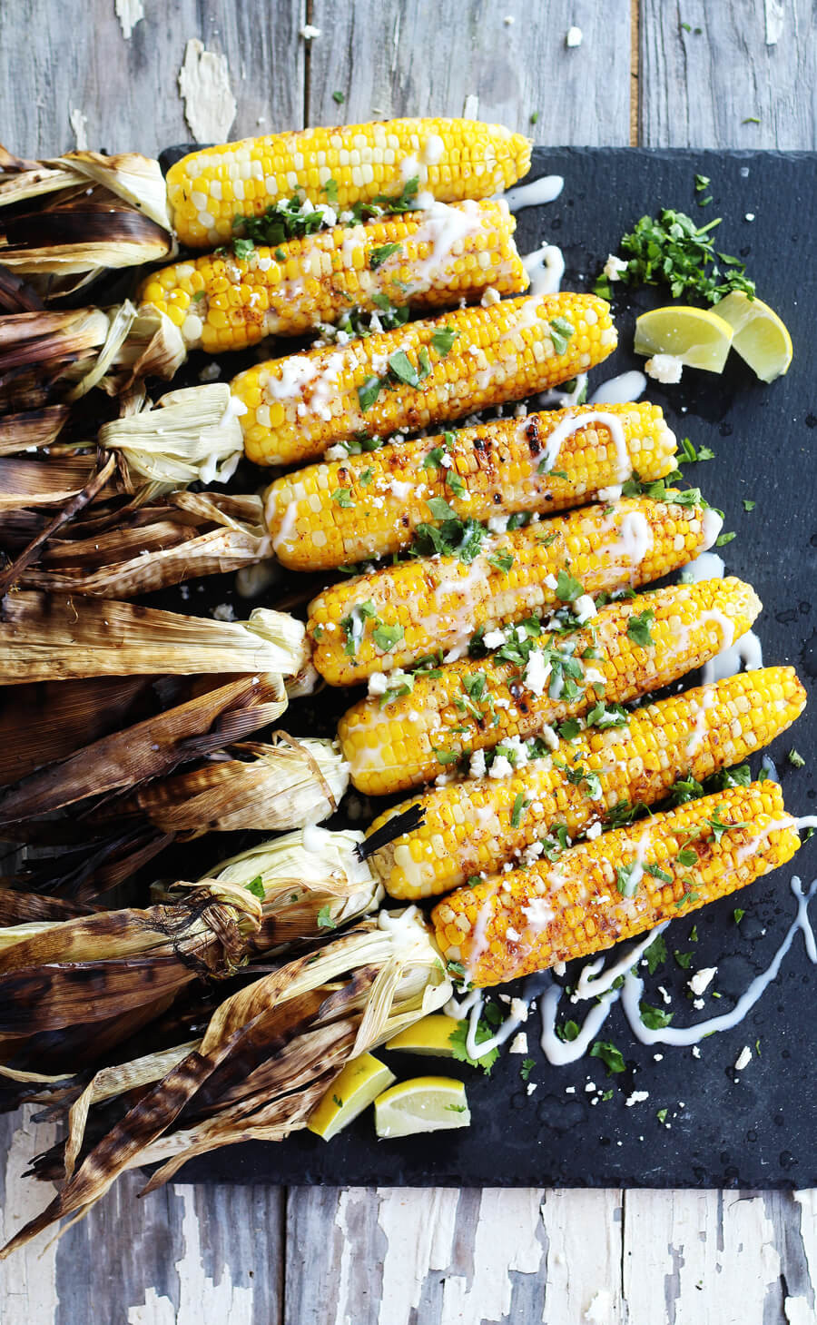 Sweet Corn On The Grill
 Mexican Inspired Fiesta Grilled Corn on the Cob