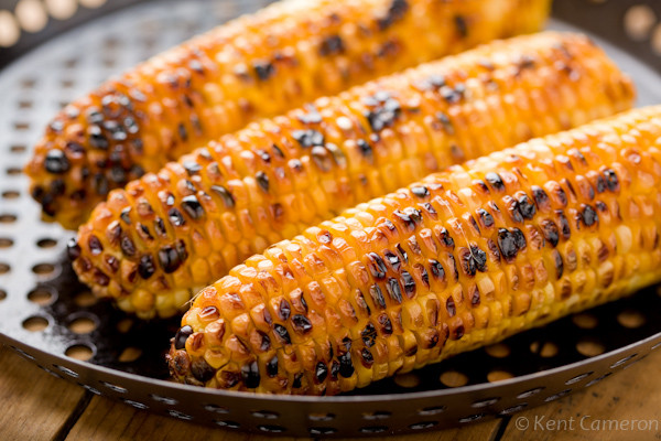 Sweet Corn On The Grill
 Green Bean Salad with Sweet Tomatoes and Grilled Corn A